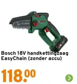 GAMMA Bosch 18V handkettingzaag aanbieding