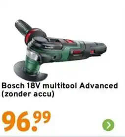 GAMMA Bosch 18V multitool Advanced aanbieding