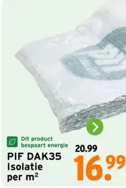 GAMMA PIF DAK35 Isolatie per m² aanbieding