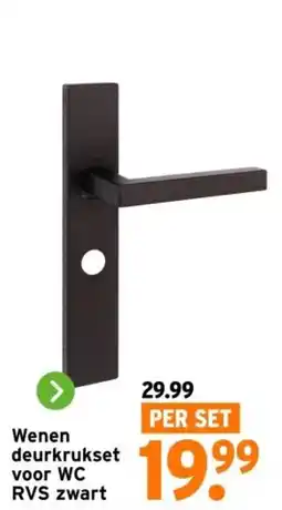 GAMMA Wenen deurkrukset voor WC aanbieding