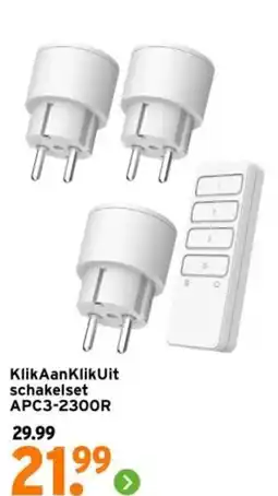 GAMMA Klikaanklikuit schakelset aanbieding