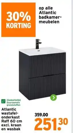 GAMMA Atlantic wastafel- onderkast Raff 60 cm aanbieding