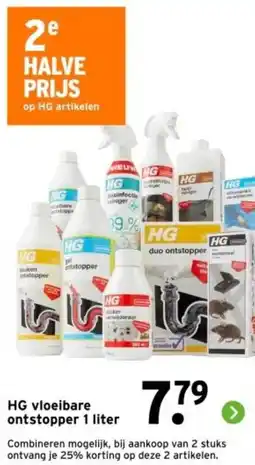 GAMMA Hg vloeibare ontstopper aanbieding