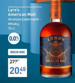Gall & Gall Lyre's American Malt aanbieding