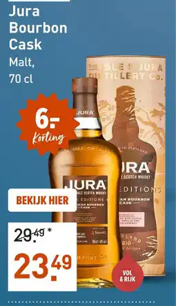 Gall & Gall Jura Bourbon Cask aanbieding