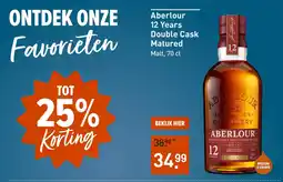 Gall & Gall Aberlour 12 years double cask matured aanbieding