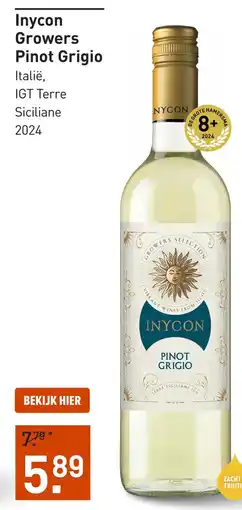 Gall & Gall Inycon growers pinot grigio aanbieding
