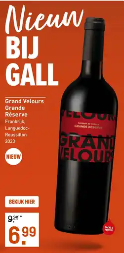 Gall & Gall Grand Velours Grande Réserve aanbieding
