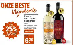 Gall & Gall Riporta Pecorino of Sangiovese aanbieding