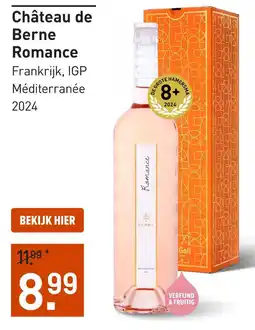 Gall & Gall Château de Berne Romance aanbieding