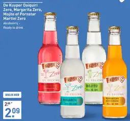 Gall & Gall De Kuyper Daiquiri Zero, Margarita Zero, aanbieding
