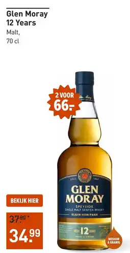 Gall & Gall Glen Moray Glen Moray 12 Years aanbieding