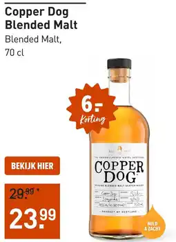 Gall & Gall Copper Dog Blended Malt aanbieding