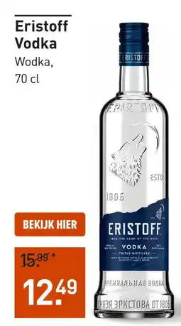 Gall & Gall Eristoff Vodka aanbieding