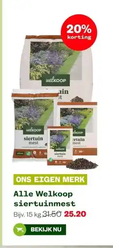 Welkoop Alle Welkoop siertuinmest aanbieding