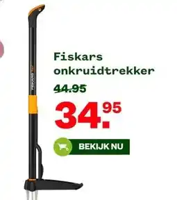 Welkoop Fiskars onkruidtrekker aanbieding
