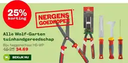 Welkoop Alle Wolf-Garten tuinhandgereedschap aanbieding