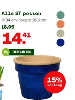 Welkoop Alle ST potten aanbieding