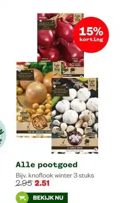 Welkoop Alle pootgoed aanbieding
