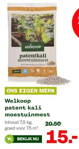 Welkoop Welkoop patent kali moestuinmest aanbieding