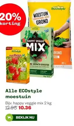 Welkoop Alle ECOstylemoestuin aanbieding