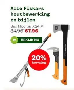 Welkoop Alle Fiskars houtbewerking en bijlen aanbieding