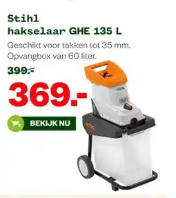 Welkoop Stihl hakselaar GHE 135 L aanbieding