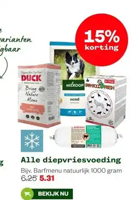 Welkoop Alle diepvriesvoeding aanbieding