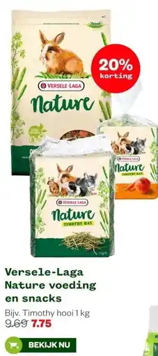 Welkoop Versele-Laga Nature voeding en snacks aanbieding