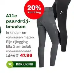 Welkoop Alle paardrij-broeken aanbieding