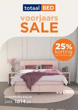 TotaalBED Boxspring Kalix aanbieding