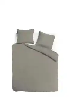 TotaalBED Dekbedovertrek Noa Taupe 140 x 200/220 cm aanbieding