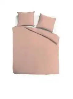 TotaalBED Dekbedovertrek Noa Pastel Brique 140 x 200/220 cm aanbieding