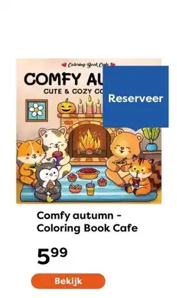 The Read Shop Comfy autumn - Coloring Book Cafe aanbieding