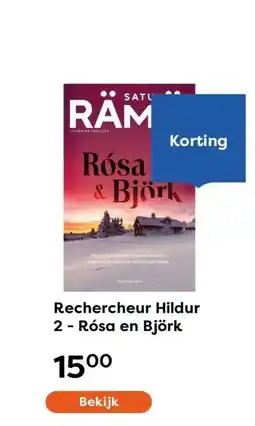 The Read Shop Rechercheur Hildur 2 - Rósa en Björk aanbieding