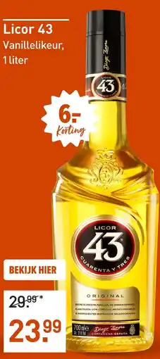 Gall & Gall Licor 43 aanbieding