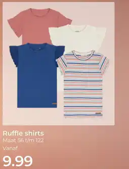 Prenatal Ruffle shirts aanbieding