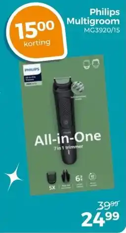 Trekpleister Philips Multigroom aanbieding