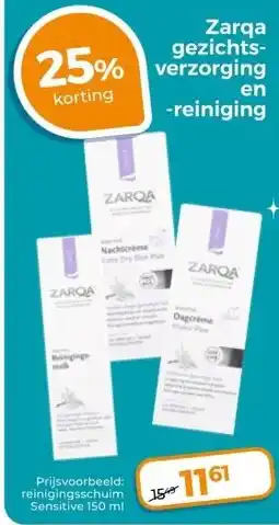 Trekpleister Zarqa gezichts- verzorging en -reiniging aanbieding