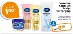 Trekpleister Vaseline hand- en body- verzorging aanbieding