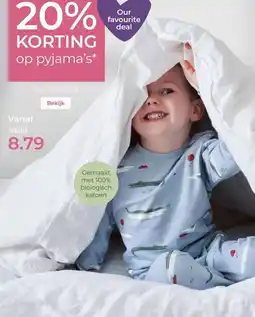 Prenatal op pyjama's aanbieding