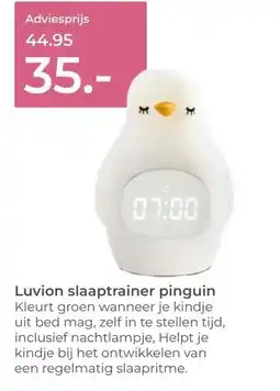 Prenatal Luvion slaaptrainer pinguin aanbieding