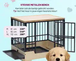 Pets & Co STEVIGE METALEN BENCH aanbieding