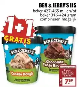 MCD Supermarkt BEN & JERRY'S IJS aanbieding