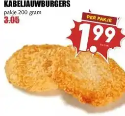 MCD Supermarkt KABELJAUWBURGERS aanbieding