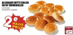 MCD Supermarkt ALLEDAAGS WITTE BOLLEN EN/OF TARWEBOLLEN aanbieding