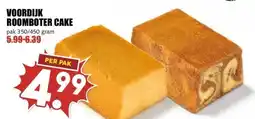 MCD Supermarkt VOORDIJK ROOMBOTER CAKE aanbieding
