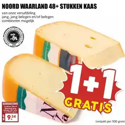 MCD Supermarkt NOORD WAARLAND 48+ STUKKEN KAAS aanbieding