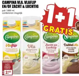 MCD Supermarkt CAMPINA VLA, VLAFLIP EN/OF ZACHT & LUCHTIG aanbieding