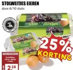 MCD Supermarkt STOLWEITJES EIEREN aanbieding